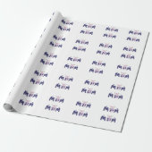 白いママのTシャツ、 ラッピングペーパー (アンロールド)