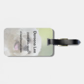 白いマルタ犬 ラゲッジタグ (裏面横)