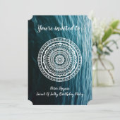 白いマンダラ 海にあなたを自由にさせて 招待状 (スタンド正面)