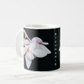 白いモクレン コーヒーマグカップ (正面左)