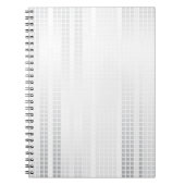 白いモザイクタイル ノートブック (正面)