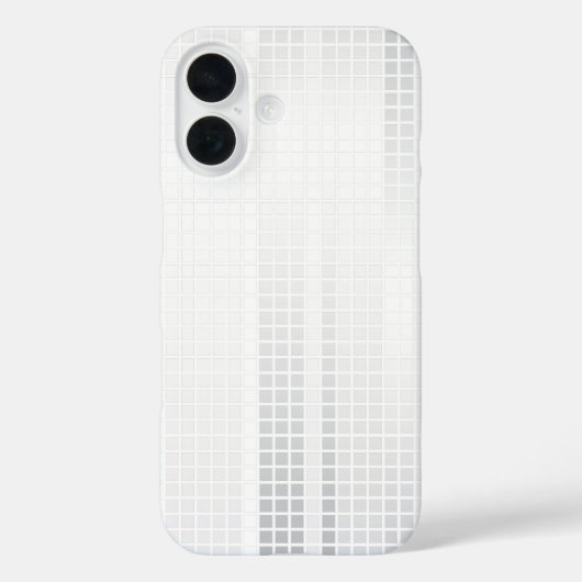 白いモザイクタイル Case-Mate iPhoneケース (裏面)