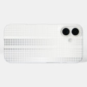 白いモザイクタイル Case-Mate iPhoneケース (裏面 (横))