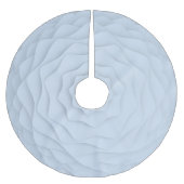 白いモダンクリスマスツリースカート ブラッシュドポリエステルツリースカート (正面)