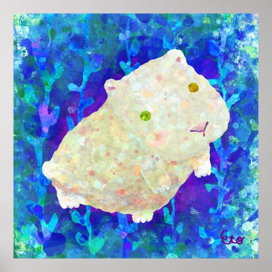 白いモルモット ポスター (正面)