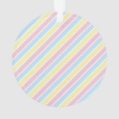 白いユニコーンの女の子部屋の装飾のオーナメント オーナメント (裏面)