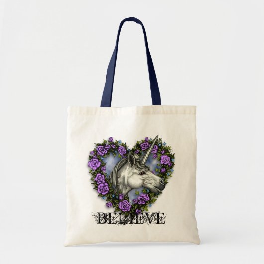 白いユニコーンは信じます! トート (正面)