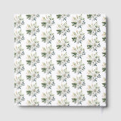 白いユリの花 ウェディング ゲストブック (裏面)
