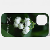 白いユリの花 iPhoneケース (裏面横)