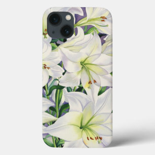 白いユリ2008年 iPhone 13ケース