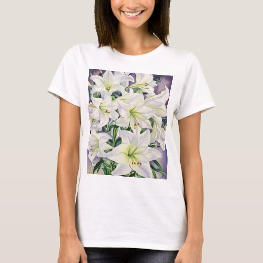 白いユリ2008年 Tシャツ (正面)
