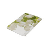 白いユリ バスマット (アングル)