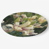 白いユリ ペーパープレート (アングル)