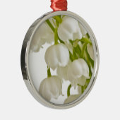 白いユリ メタルオーナメント (右)