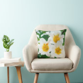 白いユリ - 愛の象徴 クッション (椅子)