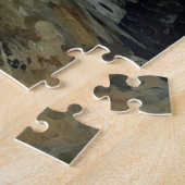 白いライオンのパズル ジグソーパズル (側面)