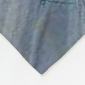 白いライオン フリースブランケット (角)