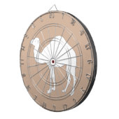 白いラクダ ダーツボード (正面右)