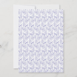 白いラッピング紙と微妙な繰り返しパターン 招待状