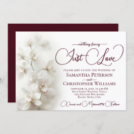 白いラファンシーンの花を愛する結婚ものは 招待状