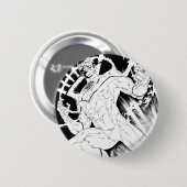 白いランタン隊 缶バッジ (正面&裏面)