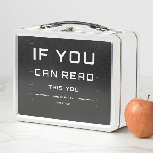 白いランチボックスの余りに近い目検査 メタルランチボックス (インサイチュ)