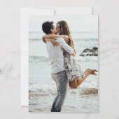 白いラン結婚ス セーブザデート (裏面)