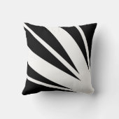 白いリボンは黒い装飾用クッションで縞で飾ります クッション (裏面)