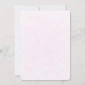 白いリンゴの花の写真 誕生日 招待状 (裏面)