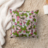 白いリンゴの花 クッション (ブランケット)