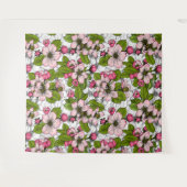 白いリンゴの花 タペストリー (正面(横))