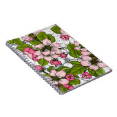 白いリンゴの花 ノートブック (右側)