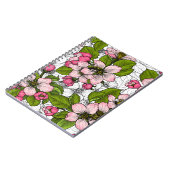 白いリンゴの花 ノートブック (左側)