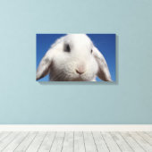 白いループ キャンバスプリント (インサイチュ (ウッドフロア))