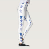 白いレギンスと青い星 レギンス (右)