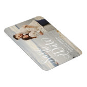 白いレターオーバーレイ |日付マグネットの保存 マグネット (右側)