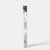 白いレディーネコ Case-Mate iPhoneケース (裏面 / 左)