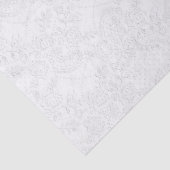 白いレースのエンボスの一見のティッシュペーパーの白 薄葉紙 (詳細)