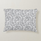 白いレース1 アクセントクッション (裏面)