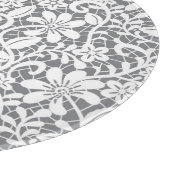 白いレース1 カッティングボード (角)