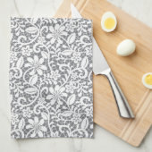 白いレース1 キッチンタオル (四つ折り)