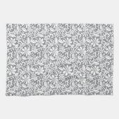 白いレース1 キッチンタオル (横)