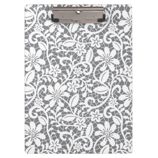 白いレース1 クリップボード (正面)