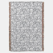 白いレース1 スローブランケット (正面縦)