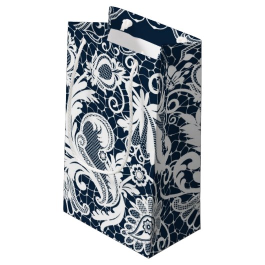 白いレース2 スモールペーパーバッグ (裏面アングル)