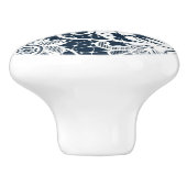 白いレース2 セラミックノブ (側面)