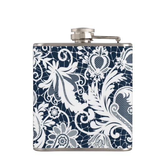 白いレース2 フラスク (裏面)