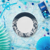 白いレース2 ペーパープレート (パーティー)