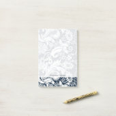 白いレース2 ポストイット (デスク上)