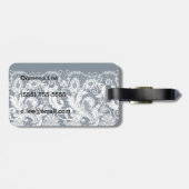 白いレース2 ラゲッジタグ (裏面横)